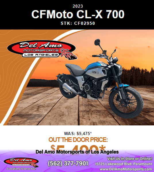 2023 CFMOTO CF700-2US  in a ZEPHYR BLUE exterior color. Del Amo Motorsports of Los Angeles (562) 262-9181 delamomotorsports.com 