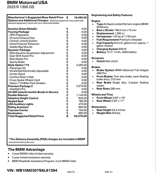 2025 BMW R 1300 GSImage 4