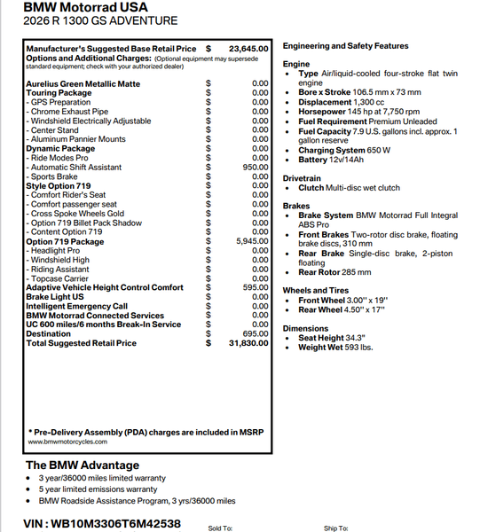 2026 BMW R 1300 GS ADVENTUREImage 4
