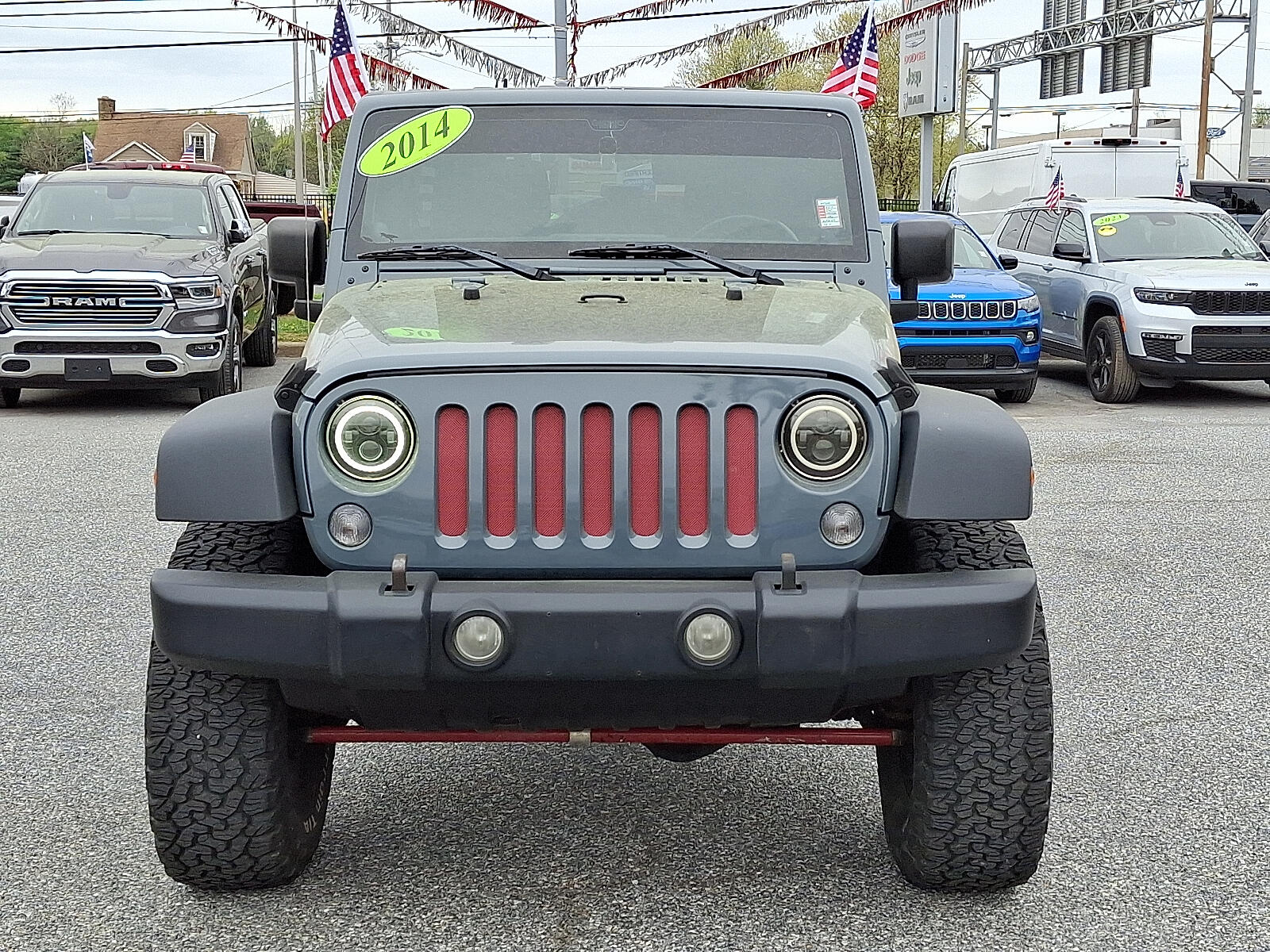 Used 2014 Jeep Wrangler Unlimited Rubicon with VIN 1C4BJWFG0EL234819 for sale in New Castle, DE