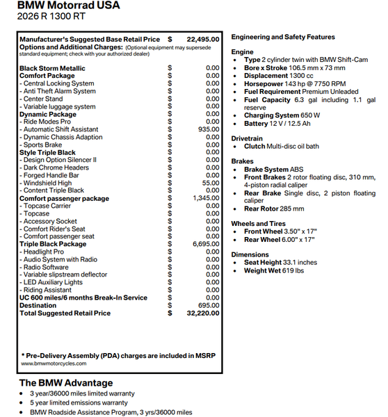 2026 BMW R 1300 RTImage 6