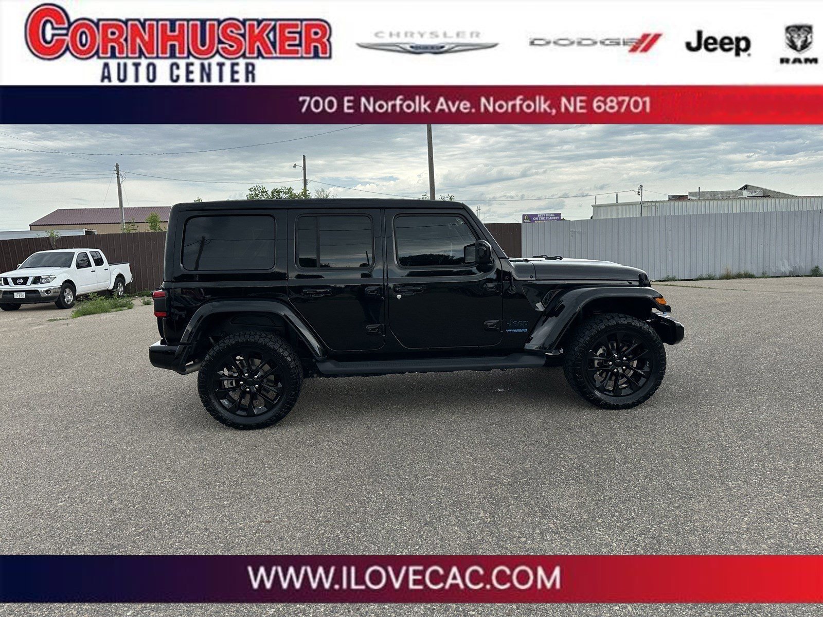 Used 2021 Jeep Wrangler Unlimited High Altitude 4XE with VIN 1C4JJXP63MW811766 for sale in Norfolk, NE