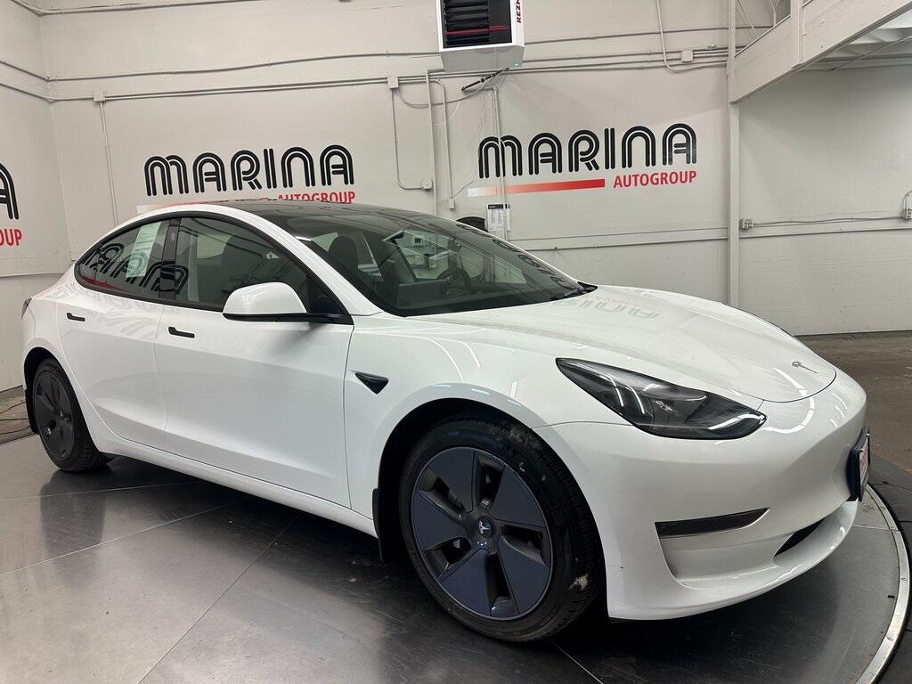 Used 2023 Tesla Model 3 Base with VIN 5YJ3E1EA8PF489149 for sale in Webster, NY