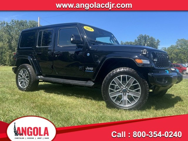 Used 2024 Jeep Wrangler 4xe High Altitude 4XE with VIN 1C4RJXU64RW198829 for sale in Angola, IN