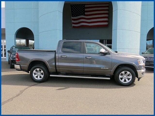 Certified 2021 RAM Ram 1500 Pickup Laramie with VIN 1C6SRFJT1MN637831 for sale in New Britain, CT
