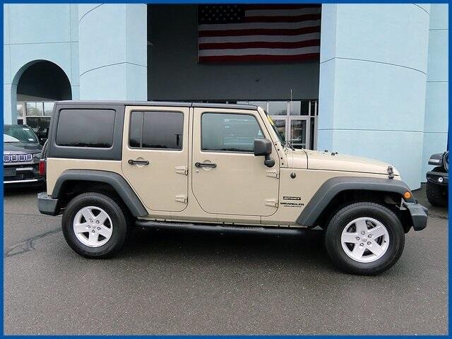 Used 2017 Jeep Wrangler Unlimited Sport S with VIN 1C4HJWDGXHL694927 for sale in New Britain, CT