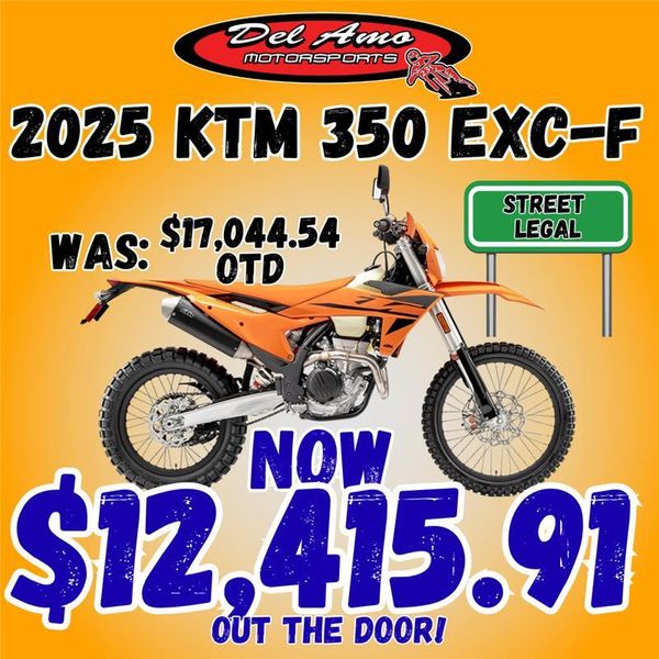 New 2025 KTM 350 EXC-F Image 1
