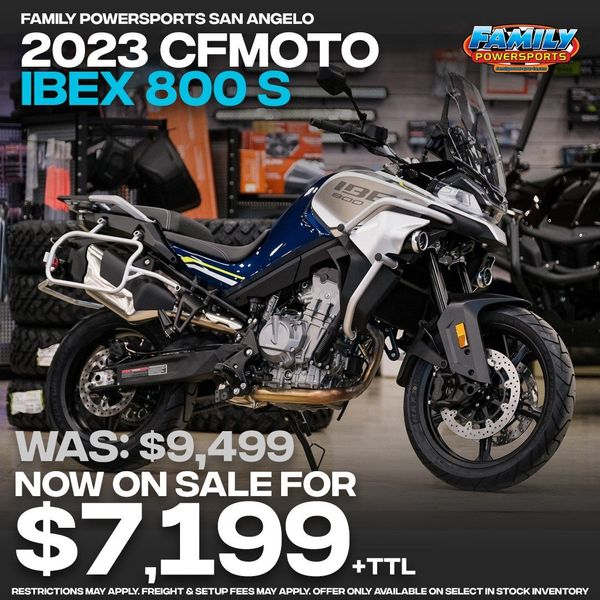 2023 CFMOTO IBEX 800S CF8005US  in a BLUE exterior color. Family PowerSports (877) 886-1997 familypowersports.com 