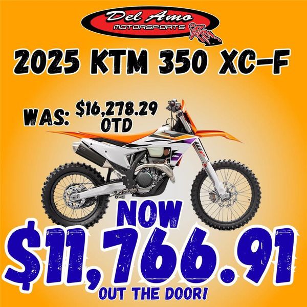 New 2025 KTM 350 XC-F Image 1