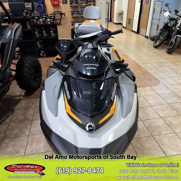 2024 Sea-Doo 19RG  in a SHARK GREY / ORANGE CRUSH exterior color. Del Amo Motorsports of South Bay (619) 547-1937 delamomotorsports.com 