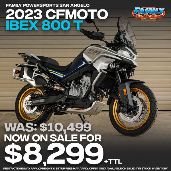 2023 CFMOTO IBEX 800T CF8005AUS  in a BLUE exterior color. Family PowerSports (877) 886-1997 familypowersports.com 