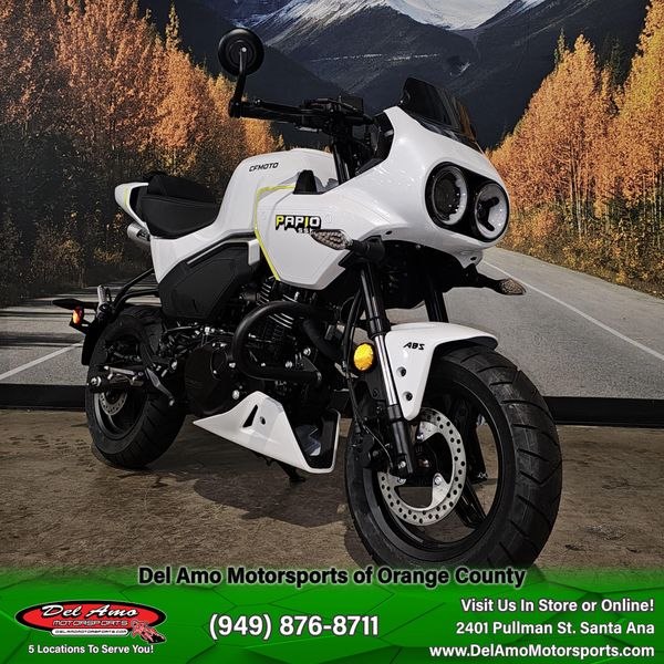 2024 CFMOTO CF125-8US  in a NEBULA WHITE exterior color. Del Amo Motorsports of Orange County (949) 416-2102 delamomotorsports.com 