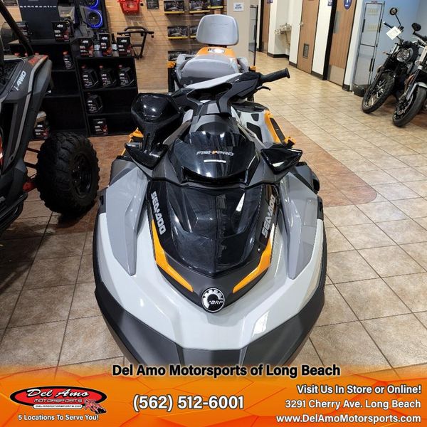 2024 Sea-Doo 19RG  in a SHARK GREY / ORANGE CRUSH exterior color. Del Amo Motorsports of Long Beach (562) 362-3160 delamomotorsports.com 