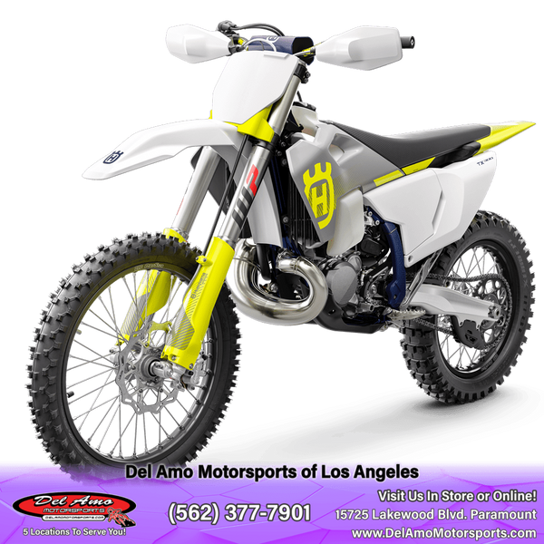 2024 HUSQVARNA TX 300  in a WHITE exterior color. Del Amo Motorsports of Los Angeles (562) 262-9181 delamomotorsports.com 