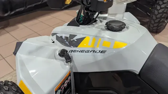 2024 CAN-AM RENEGADE 110 EFI CATALYST GRAY AND NEO YELLOWImage 9