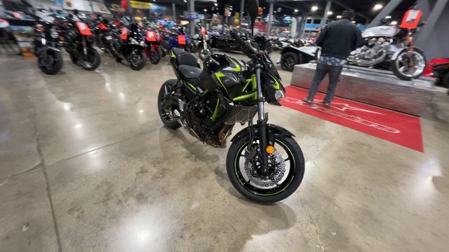 2022 Kawasaki Z650 Base  in a BLACK exterior color. Del Amo Motorsports of Redondo Beach (424) 390-7811 delamomotorsports.com 
