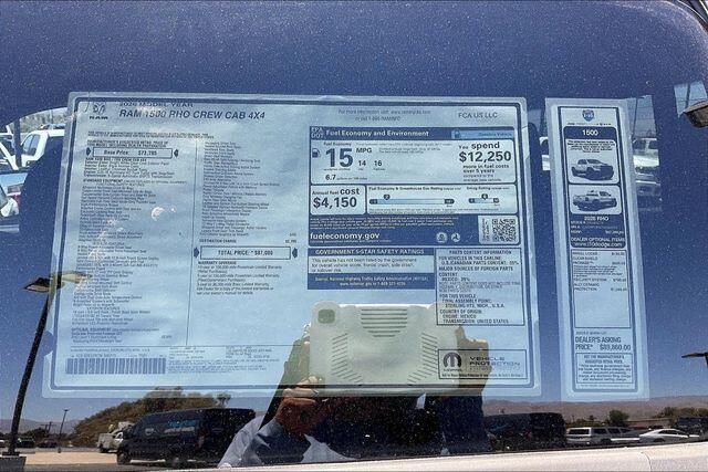 New 2026 RAM 1500 Rho Crew Cab 4x4 5