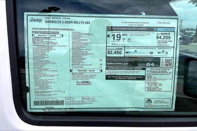 New 2027 Jeep Wrangler 2-door WillysImage 16