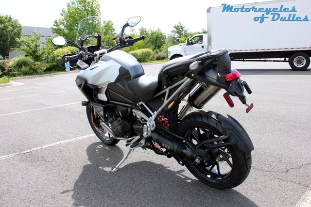 2023 Triumph Tiger 1200 GT Explorer  in a Snowdonia White exterior color. Motorcycles of Dulles 571.934.4450 motorcyclesofdulles.com 