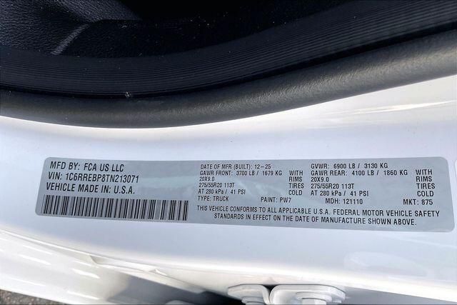 New 2026 RAM 1500 Big Horn Quad Cab 4x2 6