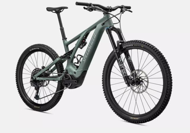 2022 SPECIALIZED LEVO COMP ALLOY S2  in a SAGE GREEN / COOL GREY / exterior color. Legacy Powersports 541-663-1111 legacypowersports.net 