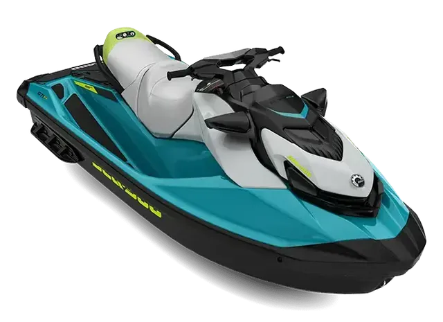 2025 SEA DOO GTI SE 170  in a Teal Blue/Manta Green exterior color. Powersports of Modesto (209) 524-2955 modestopowersports.com 