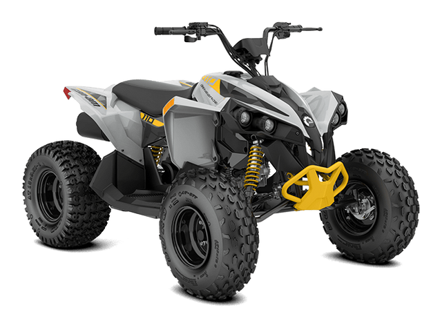 2024 CAN-AM RENEGADE 110 EFI CATALYST GRAY AND NEO YELLOWImage 14