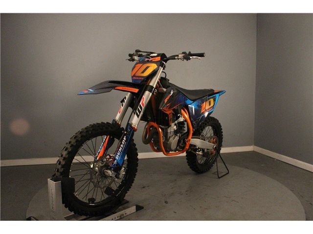 2021 KTM SX 450 F in a Gray exterior color. Greater Boston Motorsports 781-583-1799 pixelmotiondemo.com 