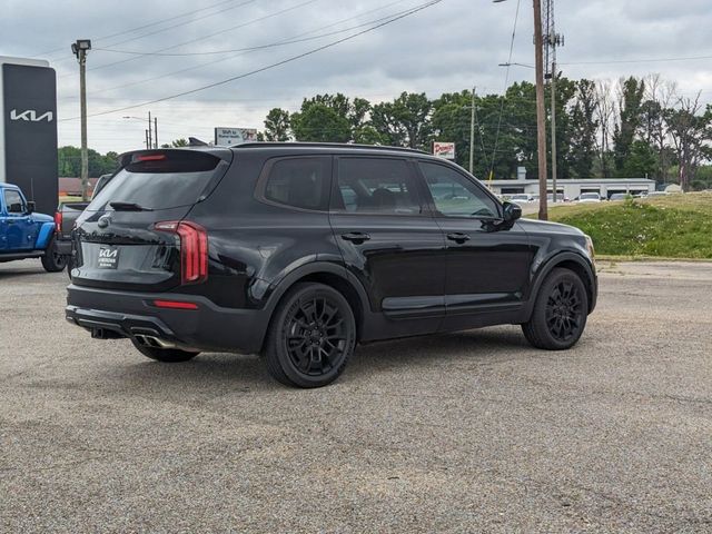2021 Kia Telluride SX in a Ebony Black exterior color and Blackinterior. Johnson Dodge 601-693-6343 pixelmotiondemo.com 
