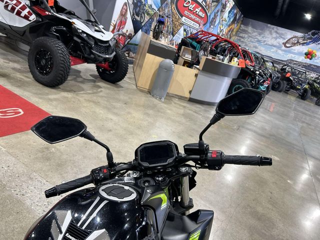 2022 Kawasaki Z650 Base  in a BLACK exterior color. Del Amo Motorsports of Redondo Beach (424) 390-7811 delamomotorsports.com 