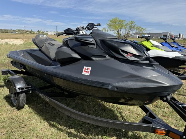 2022 SEADOO PW RXP X 300 IBR AUD BK 22  in a BLACK exterior color. Family PowerSports (877) 886-1997 familypowersports.com 