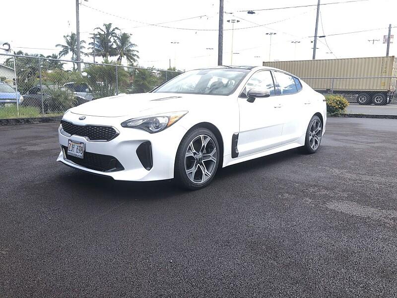 Used 2020 Kia Stinger GT-Line with VIN KNAE15LA0L6074862 for sale in Hilo, HI