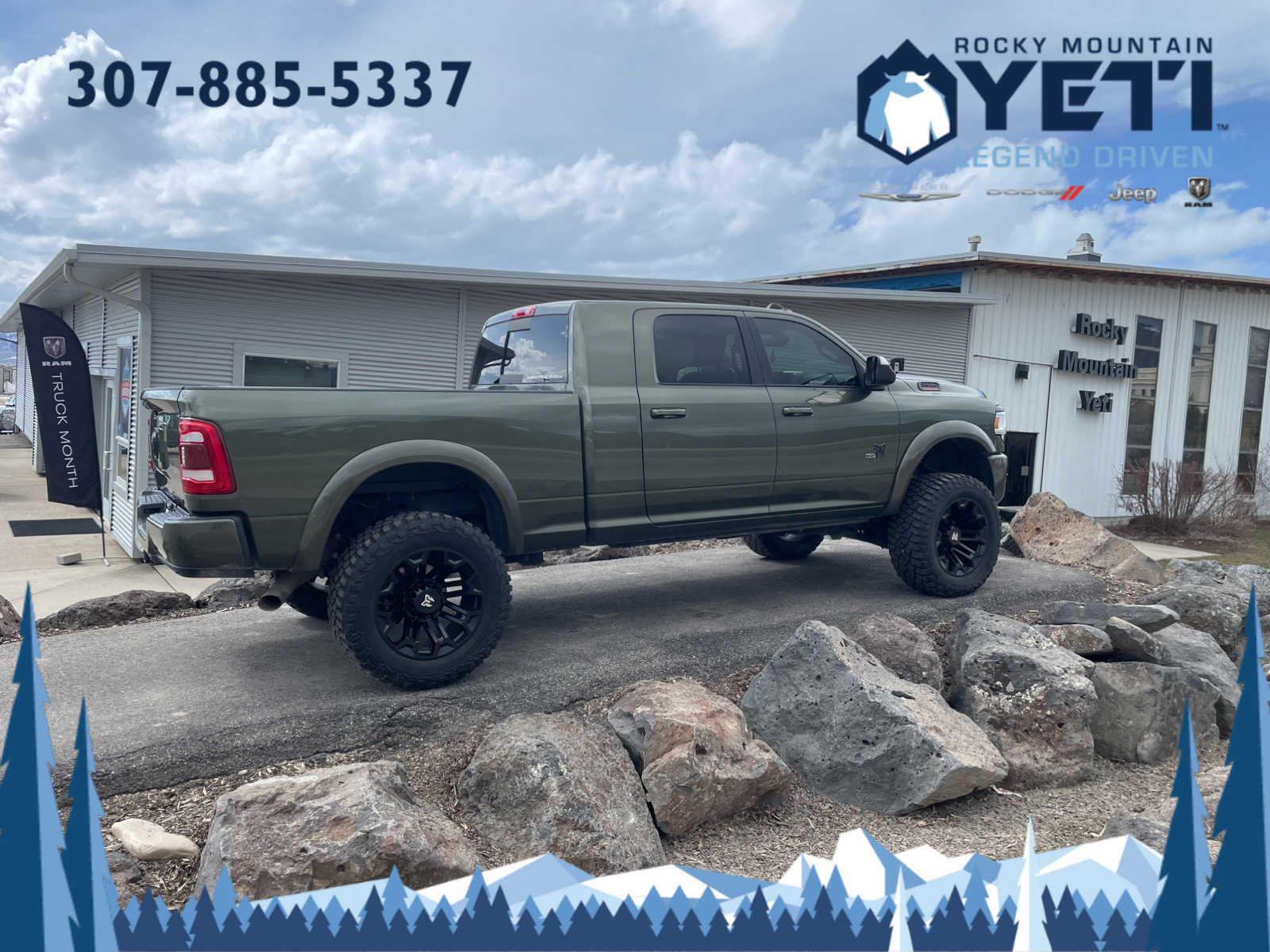 Used 2021 RAM Ram 2500 Pickup Big Horn with VIN 3C6UR5ML0MG645359 for sale in Afton, WY