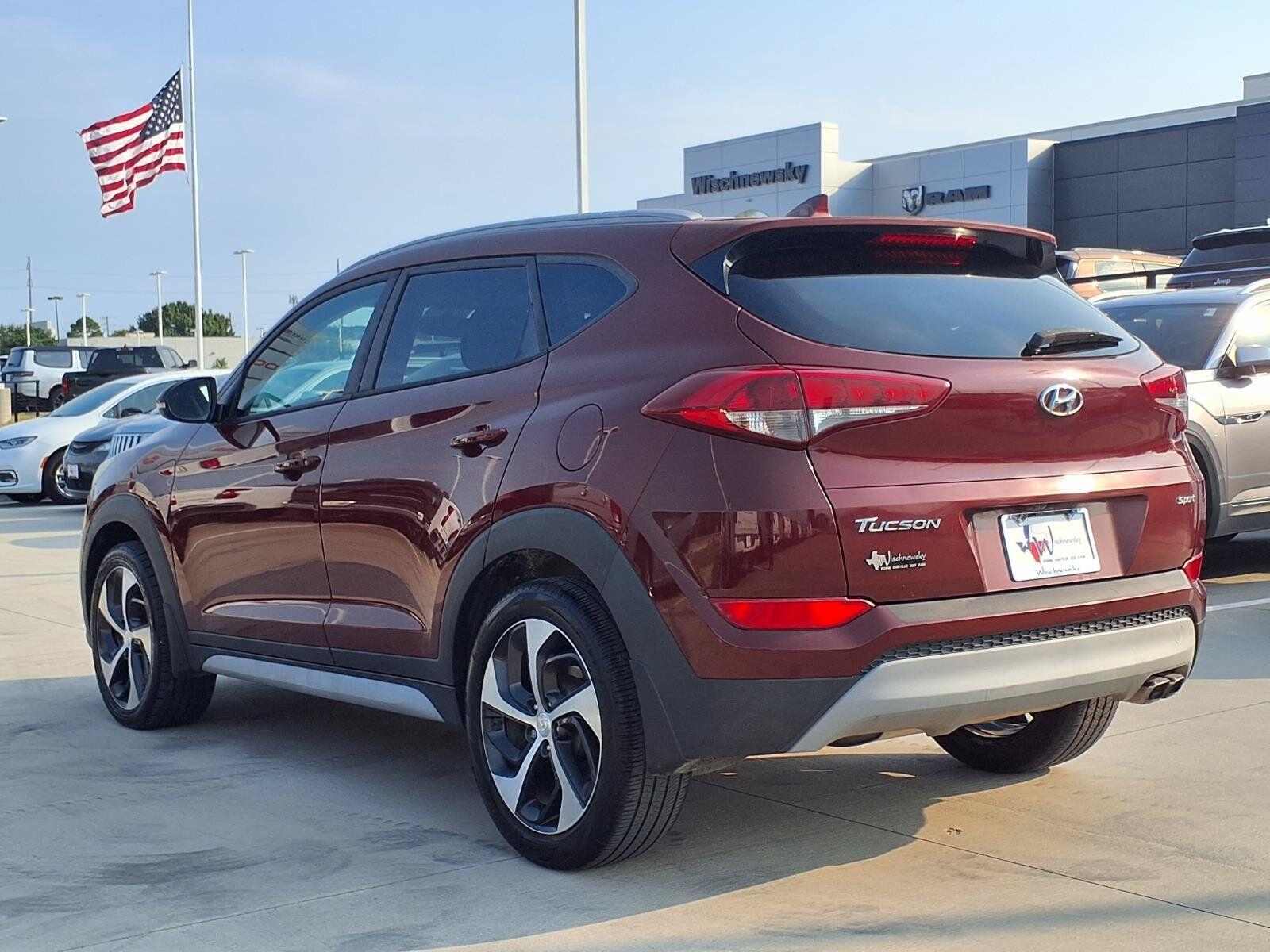 Used 2018 Hyundai Tucson Sport with VIN KM8J33AL4JU806709 for sale in Huntsville, TX