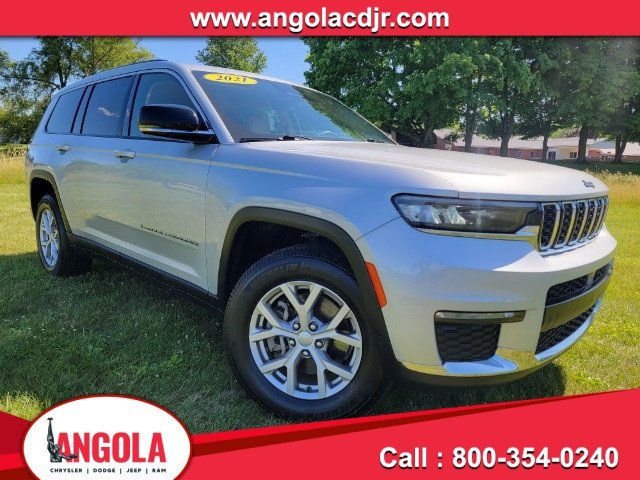 Used 2021 Jeep Grand Cherokee L Limited with VIN 1C4RJKBG1M8119399 for sale in Angola, IN