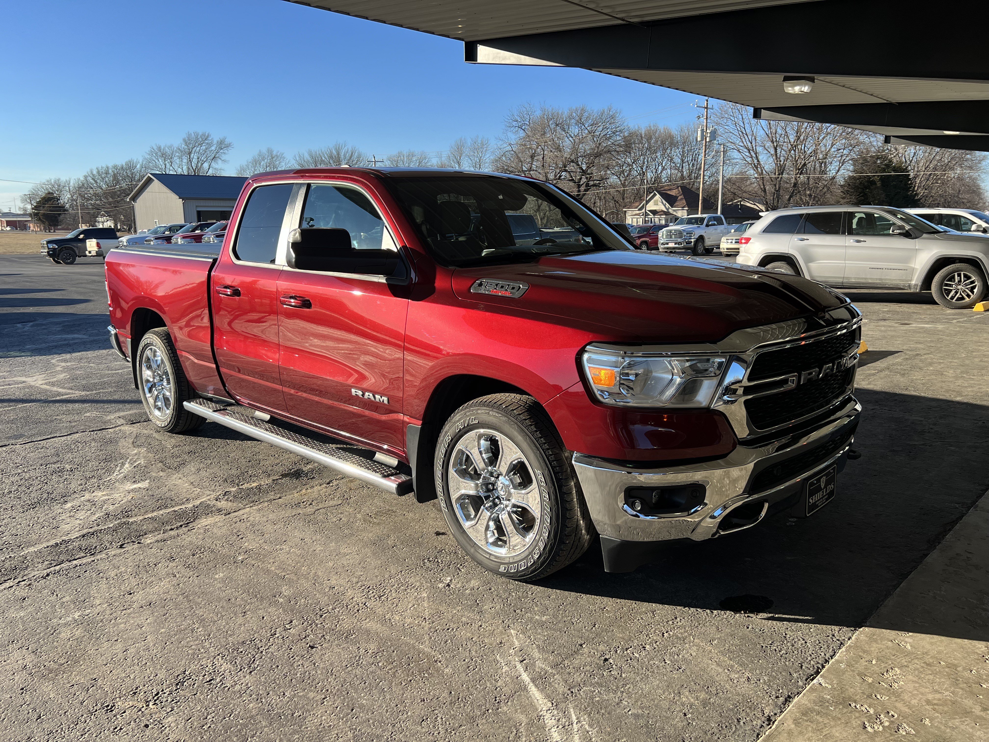 Used 2021 RAM Ram 1500 Pickup Big Horn/Lone Star with VIN 1C6SRFBM3MN766791 for sale in Chanute, KS