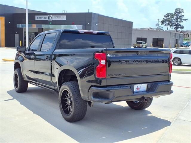 Used 2022 Chevrolet Silverado 1500 Limited Custom with VIN 3GCPWBEKXNG158576 for sale in Huntsville, TX