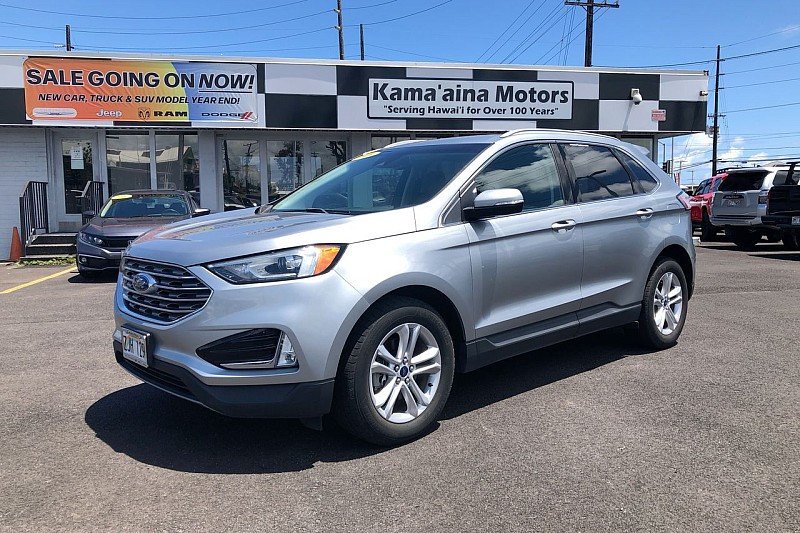 Used 2020 Ford Edge SEL with VIN 2FMPK3J98LBA44219 for sale in Hilo, HI