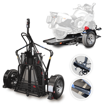 2025 Kendon GO! Series Single Rail Ride-Up Folding Motorcycle Trailer
