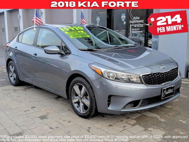 Used 2018 Kia FORTE S with VIN 3KPFL4A79JE242489 for sale in Tamaqua, PA