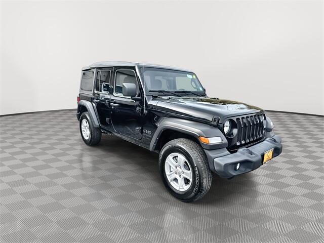 Used 2022 Jeep Wrangler Unlimited Sport S with VIN 1C4HJXDN4NW213830 for sale in Englewood, NJ