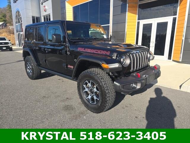 Used 2021 Jeep Wrangler Unlimited Rubicon with VIN 1C4HJXFG3MW840340 for sale in Warrensburg, NY