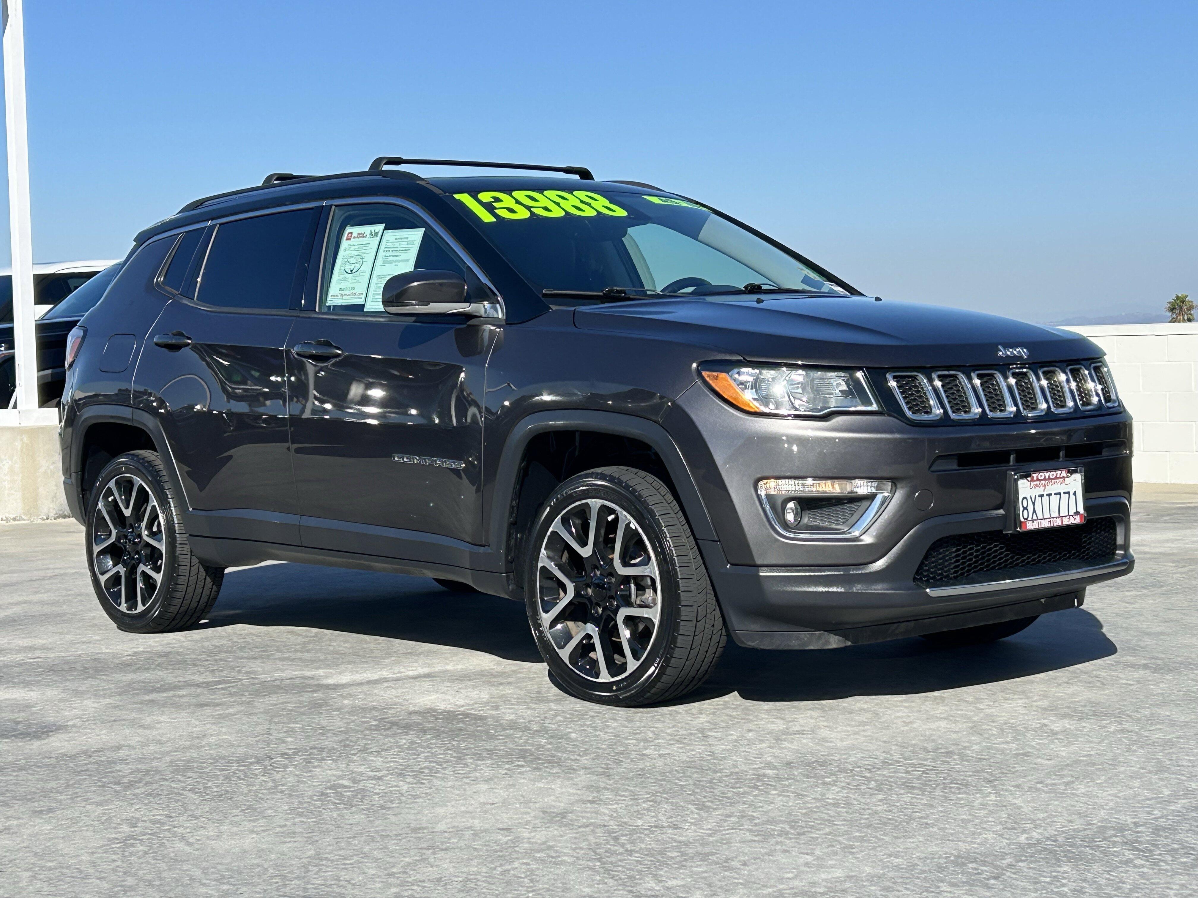 Used 2018 Jeep Compass Limited with VIN 3C4NJDCB5JT207009 for sale in Huntington Beach, CA