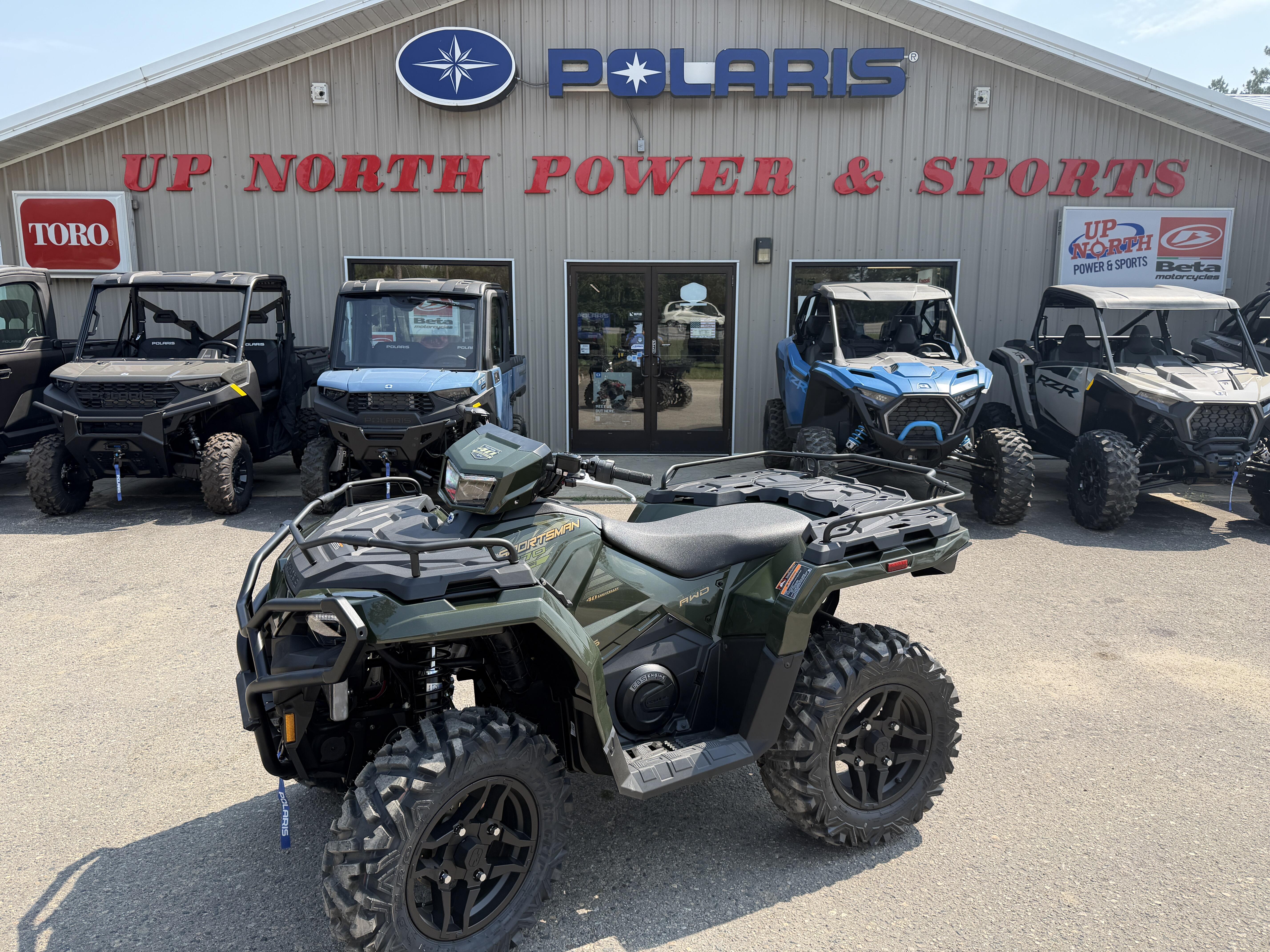 2026 Polaris Sportsman 570 premium 40th aniv ed treeline metallic green