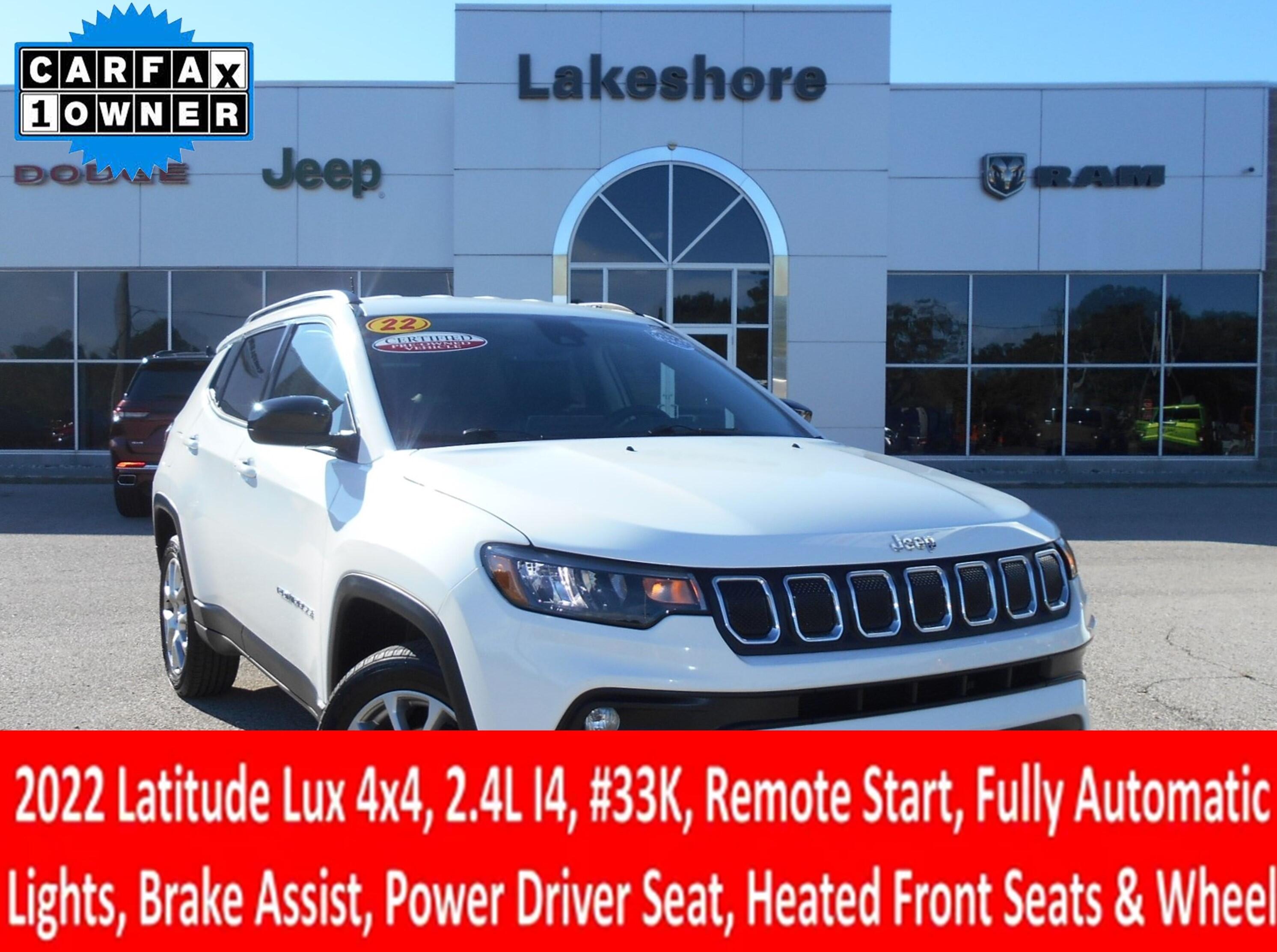 2022 Jeep Compass Latitude Lux