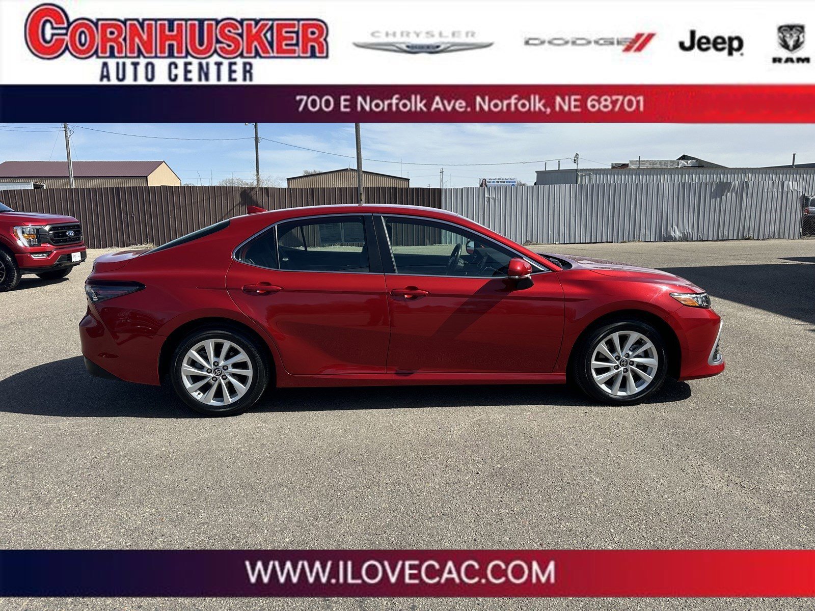 Used 2023 Toyota Camry LE with VIN 4T1C11AK0PU098610 for sale in Norfolk, NE