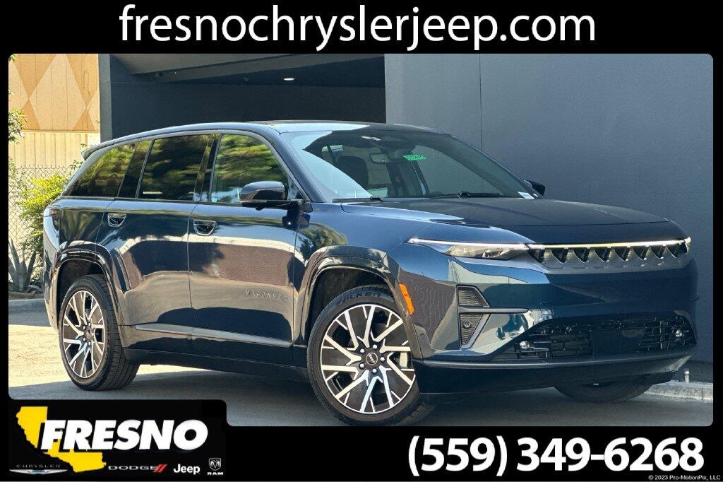 Fathom Blue Pearl Coat 2025 Jeep Wagoneer S SUV / Crossover Four-Wheel Drive 1-Speed Automatic