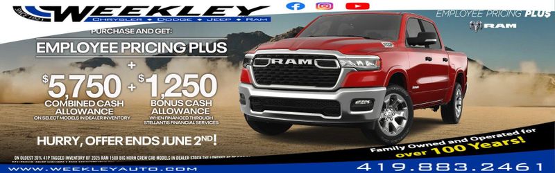 2025 RAM 1500 Big Horn Crew Cab 4x4 5