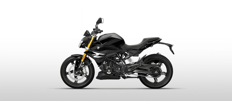 2023 BMW G 310 R in a COSMIC BLACK 2 exterior color. Cross Country Cycle 201-288-0900 crosscountrycycle.net 