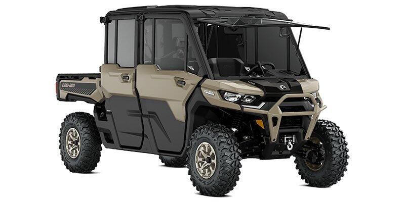 2025 CAN-AM DEFENDER MAX LONE STAR CAB HD10 STEALTH BLACK in a STEALTH BLACK exterior color. Family PowerSports (877) 886-1997 familypowersports.com 